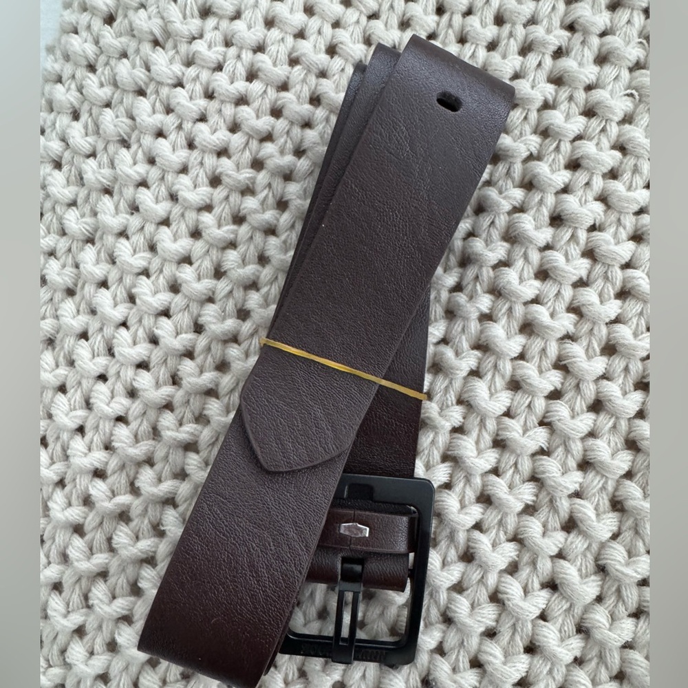 Men's Brown Leather Belt